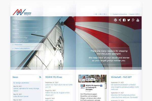 WordPress website example screenshot