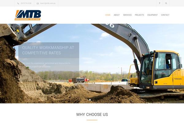 Mtb theme site design template sample