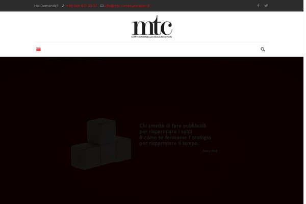 mtc-communication.it site used Mtc
