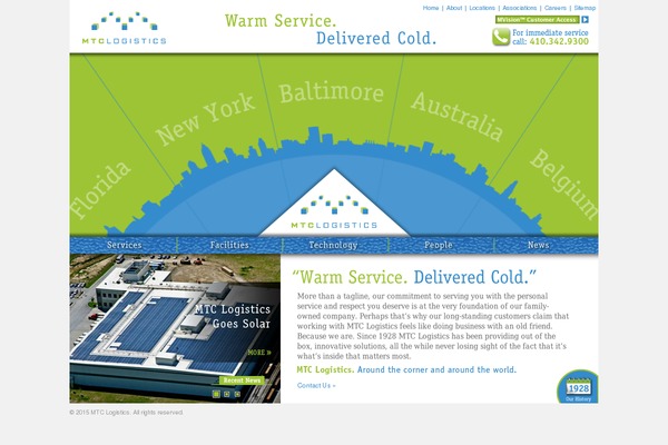 WordPress website example screenshot