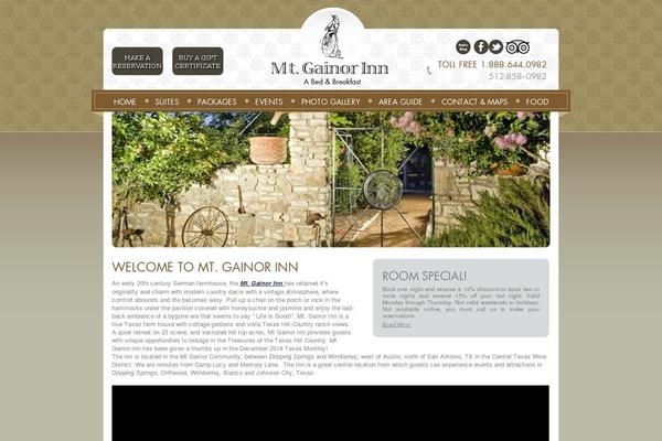 mtgainorinn.com site used Mtgainor-theme