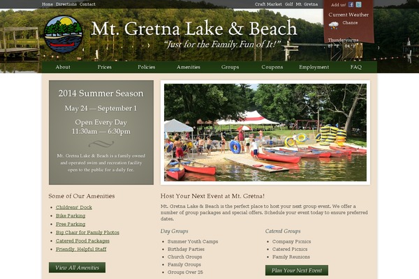 WordPress website example screenshot