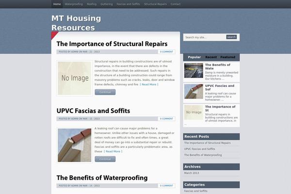 Horcrux theme site design template sample