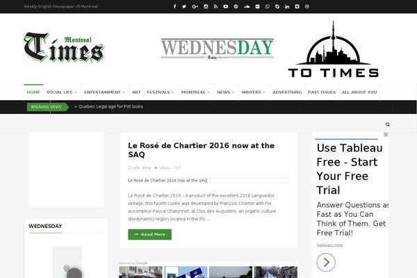 WordPress website example screenshot