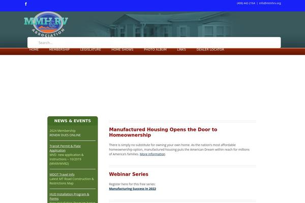 WordPress website example screenshot