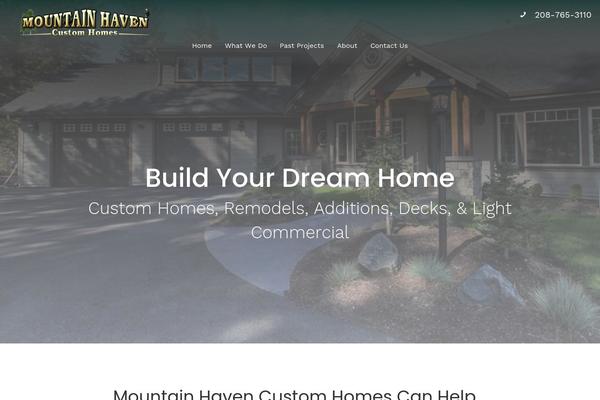 WordPress website example screenshot