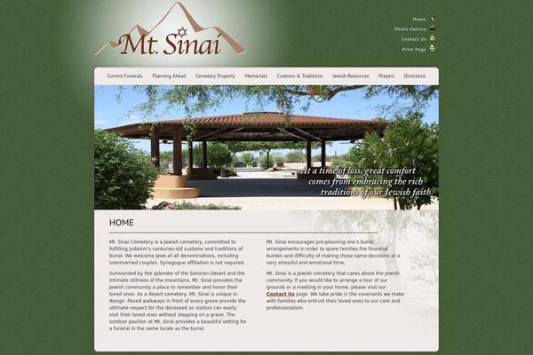 WordPress website example screenshot