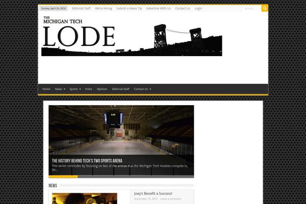 The Newswire theme site design template sample