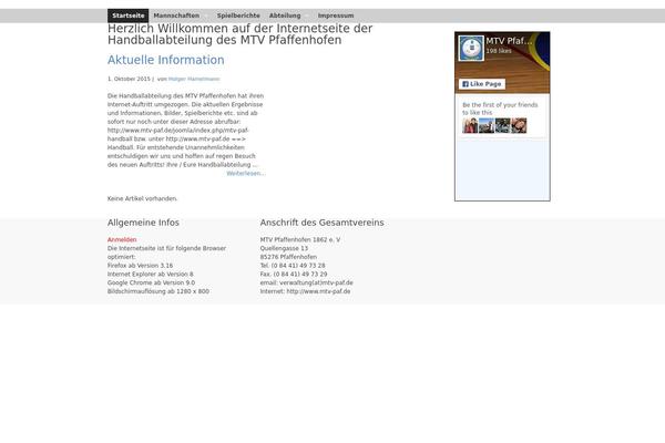 WordPress website example screenshot