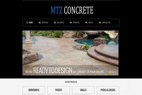 Archi theme site design template sample