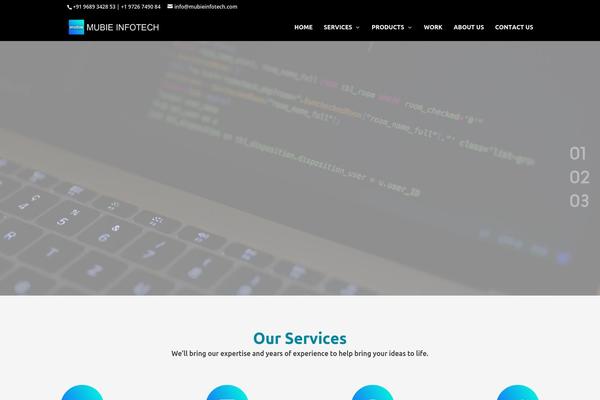 Divi theme site design template sample