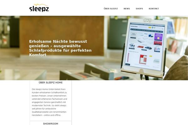 sleepz-twentytwelve theme websites examples