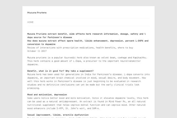 WordPress website example screenshot