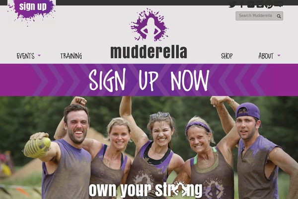 mudderella.com site used Mts_risen