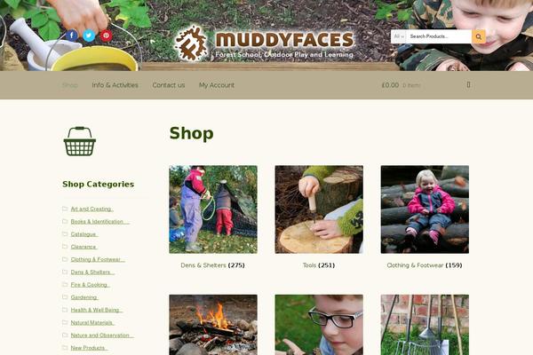 muddyfaces.co.uk site used Muddyfaces