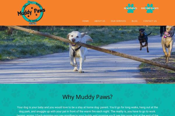 muddypaws.biz site used Parallax Pro