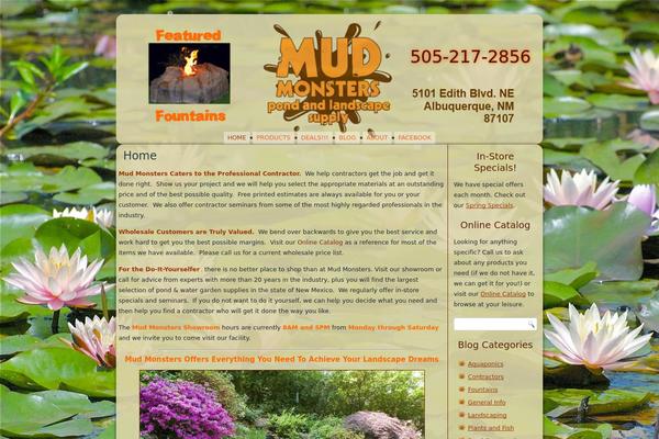 mudmonsters.com site used Mudmonsters_jan2014_lilypond2_bg