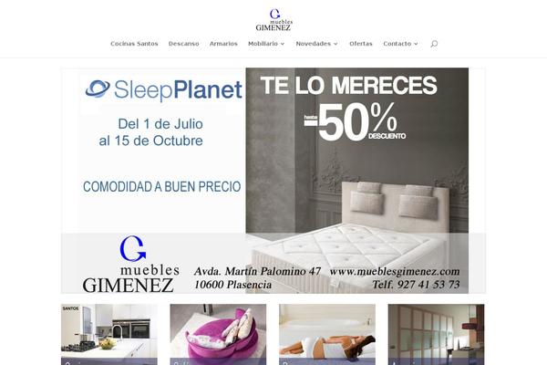 Divi theme site design template sample