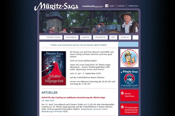 mueritz-saga.de site used Mueritz