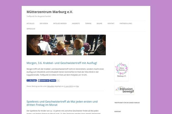 WordPress website example screenshot