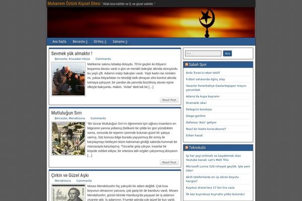 Frontier theme site design template sample