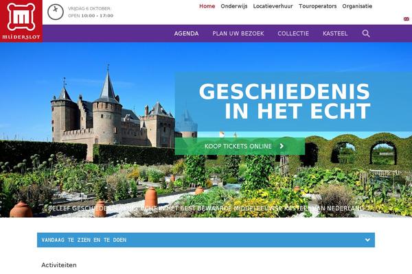 muiderslot.nl site used Flatsome-child-agenda