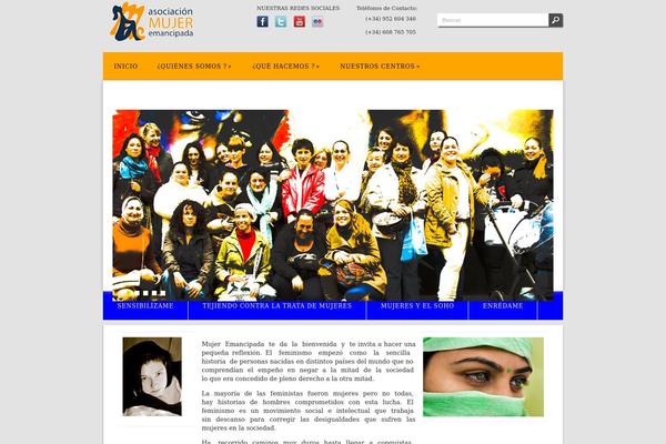 mujeremancipada.org site used Bizcard