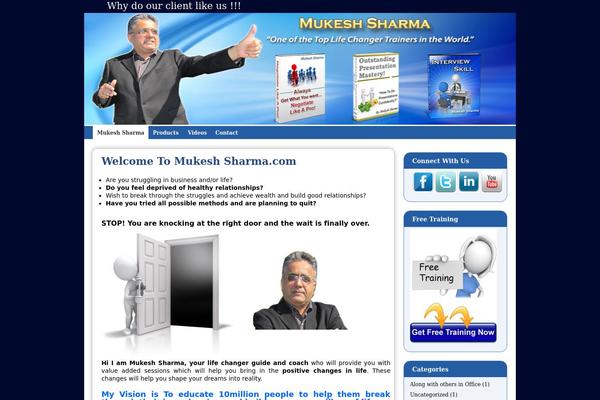 mukeshsharma.com site used Stayhealthy_theme
