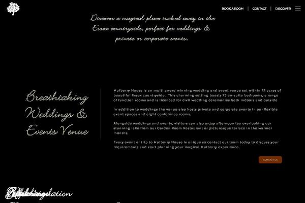 Mulberry theme site design template sample