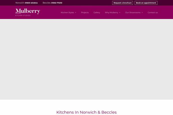 Mulberry theme site design template sample