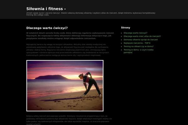 WordPress website example screenshot