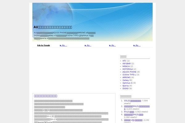 WordPress website example screenshot