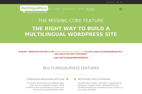 multilingualpress.pro site used Muenchen