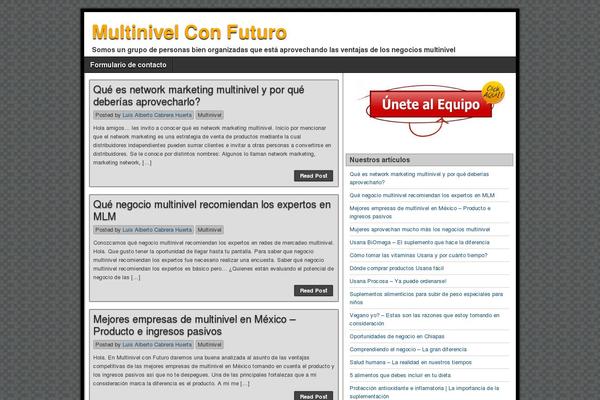multinivelconfuturo.com site used Blog Light