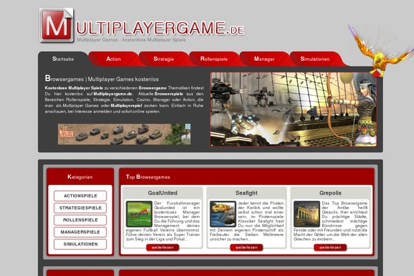 multiplayergame.de site used Multiplayergame