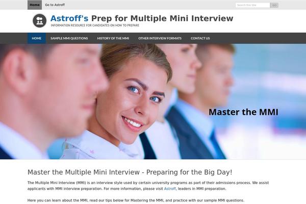 multipleminiinterview.com site used Astroff-2013