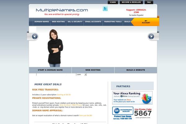 multiplenames.com site used Multiplenames