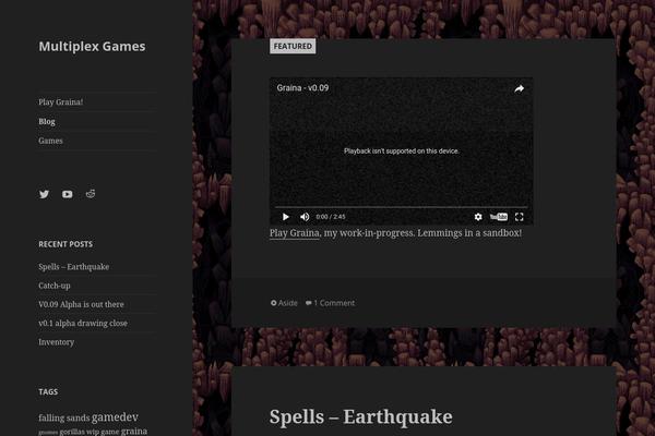 Twenty Fifteen theme site design template sample