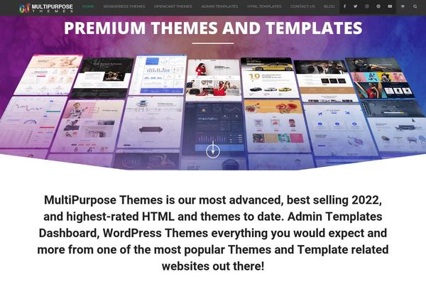 MultiShop theme site design template sample