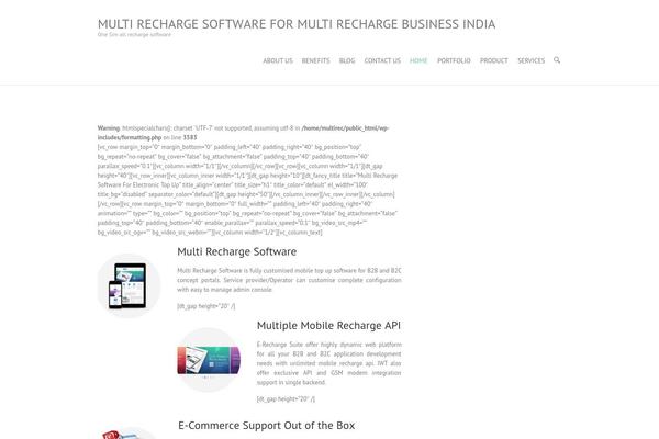 multirechargesoftware.com site used The7
