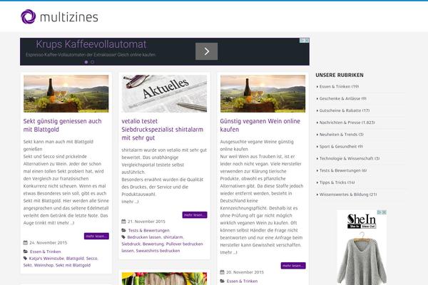 Twenty Nineteen theme site design template sample