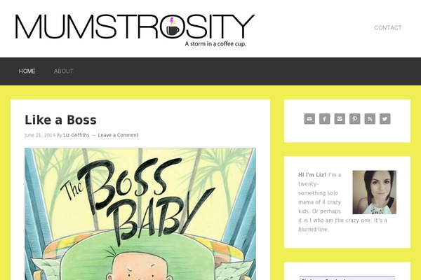 mumstrosity.com site used Crimson-rose