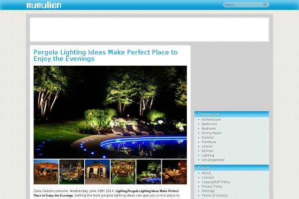 WordPress website example screenshot