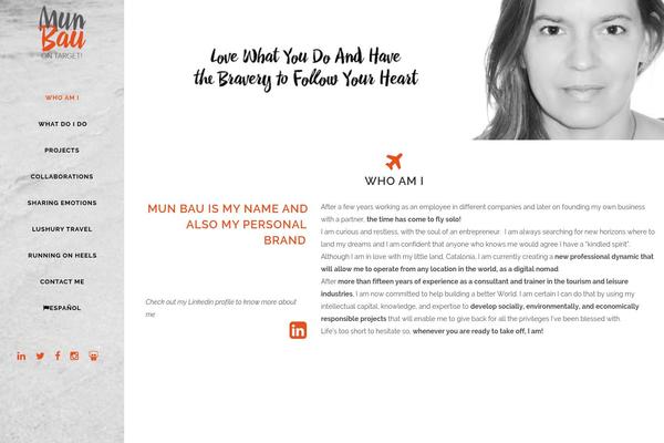WordPress website example screenshot