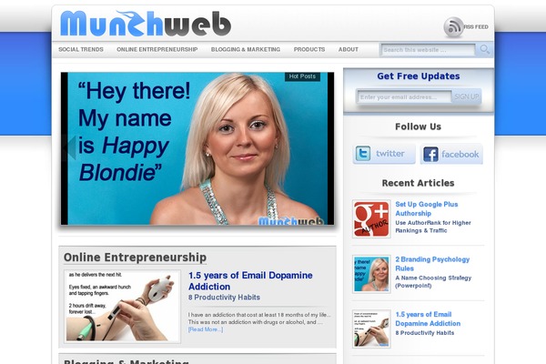 munchweb.com site used Munchweb