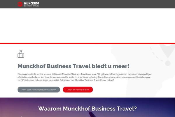 munckhofbusinesstravel.nl site used Munck-bootstrap