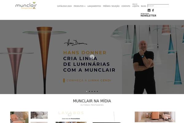 munclair.com.br site used Iluminacao