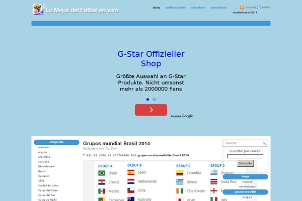 Mundial WordPress theme, websites list used Mundial theme Mundial theme websites examples