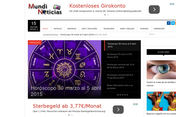 mundinoticias.net site used Noticias