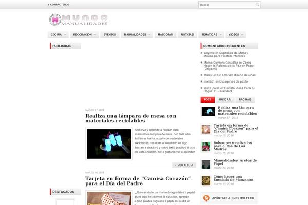 mundo-manualidades.com site used TheNews